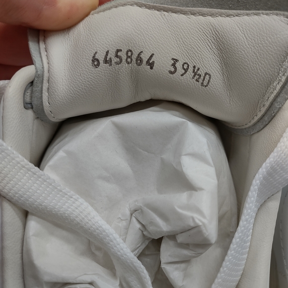 Alexander McQueen Oversized White Dipped Sneakers - Picture 8 of 11